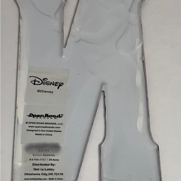 Disney Rapunzel Metal 10”x 5” Letter N Open Road Brands Hobby Lobby Wall Decor - Picture 4 of 5